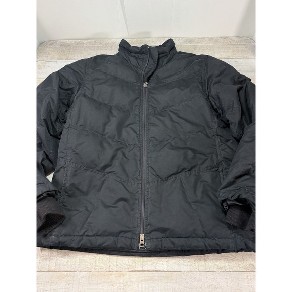 Eddie Bauer Jackets & Blazers - Eddie Bauer Womens M Black Goose Down Puffer Winter Jacket Full Zip Coat